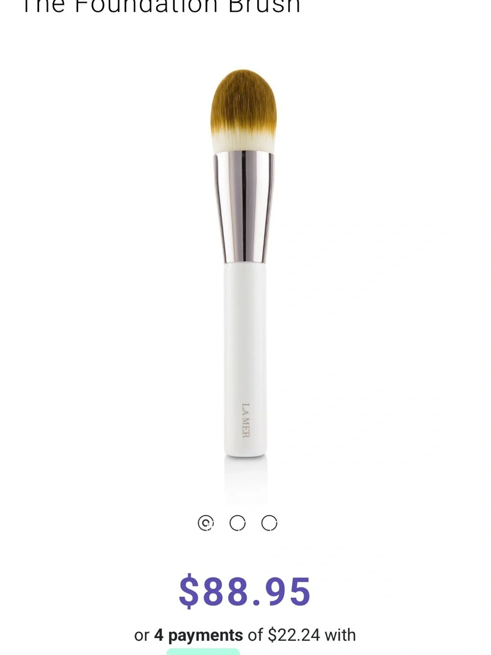 La Mer Angled Foundation Brush